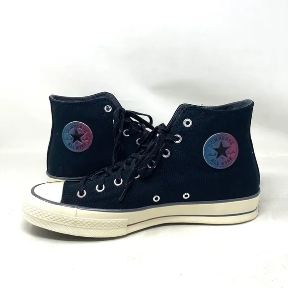 Converse Chuck 70 High For Men Casual Shoes Black Gray Canvas Sneakers A02758C