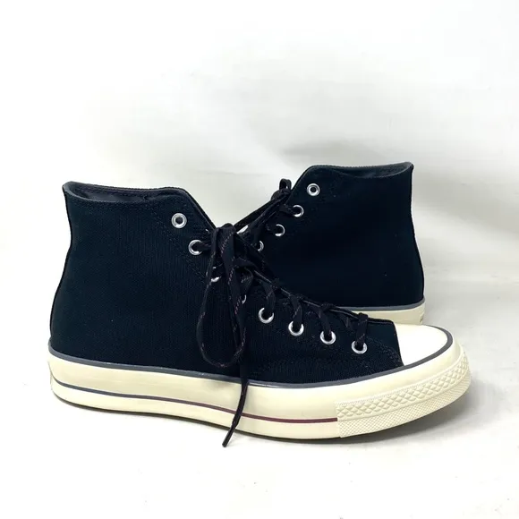 Converse Chuck 70 High For Men Casual Shoes Black Gray Canvas Sneakers A02758C
