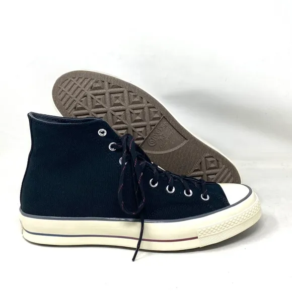 Converse Chuck 70 High For Men Casual Shoes Black Gray Canvas Sneakers A02758C