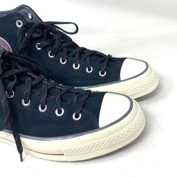 Converse Chuck 70 High For Men Casual Shoes Black Gray Canvas Sneakers A02758C