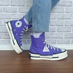 ⭐Converse Chuck 70 Plus Mor Hi Platform Sz 8 Women's Shoes Purple  A12523C⭐