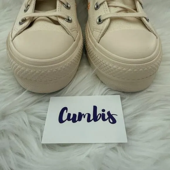 Converse Chuck Taylor All Star Lift Platform Pearls Women's Size 8.5 NEW A05972C