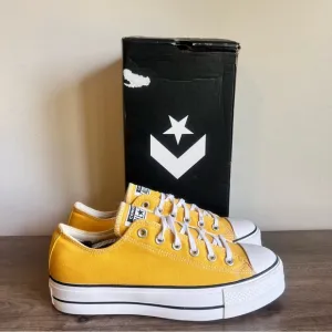 CONVERSE Chuck Taylor All Star Lift Platform Women’s Low Top Shoes Size 10