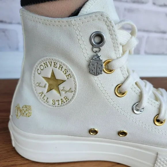 ⭐Converse Chuck Taylor Lift Platform Luck Charms Sz 7.5 Women Shoes A13406C New