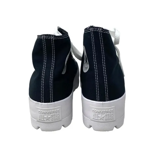 Converse Ctas Lugged Shoes Canvas Women Black White Casual Custom 571211C-WTBLBL