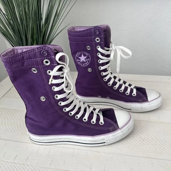 Converse Extra High Top Sneakers Women's Size 7 Casual Shoes VIntage Y2K