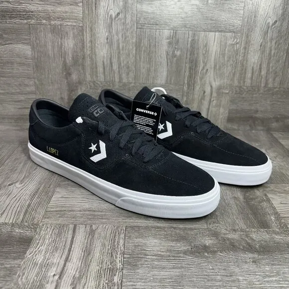 Converse Louie Lopez Pro Men's size 11.5 Black White Skate Shoes