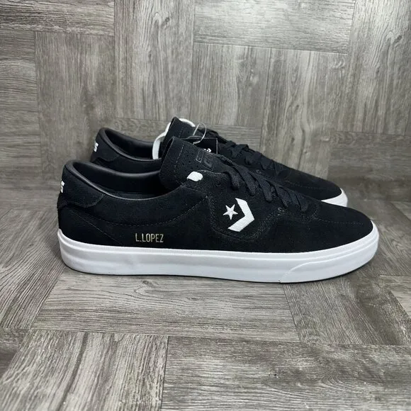 Converse Louie Lopez Pro Men's size 11.5 Black White Skate Shoes
