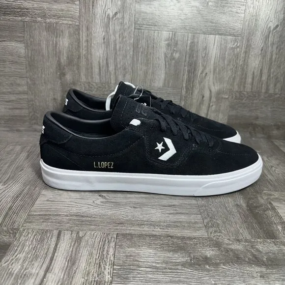 Converse Louie Lopez Pro Men's size 11.5 Black White Skate Shoes