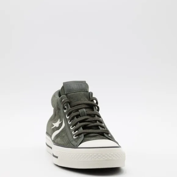 Converse Men's Comfort Star Player 76 Suede Mid Shoes Green Size 9