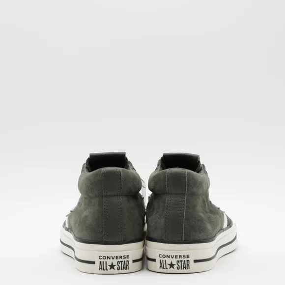 Converse Men's Comfort Star Player 76 Suede Mid Shoes Green Size 9