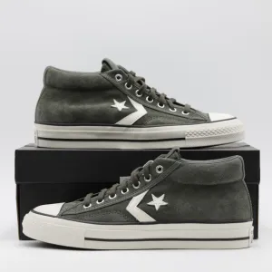 Converse Men's Comfort Star Player 76 Suede Mid Shoes Green Size 9