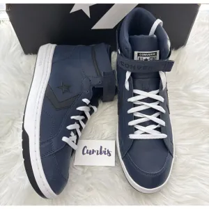 Converse Men's Pro Blaze V2 Mid Size 13 Blue Leather Athletic Shoes Sneakers NEW