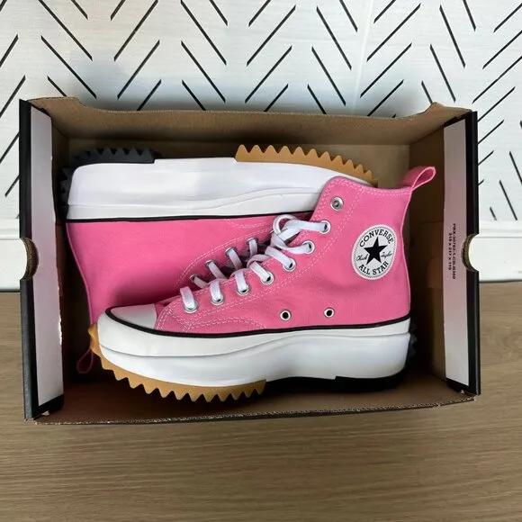 🤩Converse Run Star Hike Hi  Sz 5.5 Men's Shoes Sneakers Platform Pink A08735C🤩