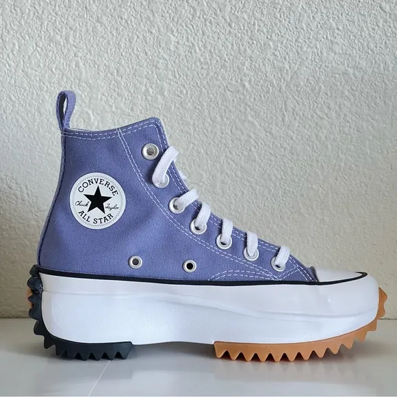 Converse Run Star Hike Platform Hi Top 'Slate Lilac' Purple Shoes Size 5