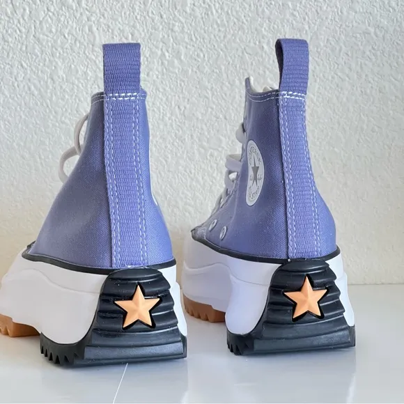 Converse Run Star Hike Platform Hi Top 'Slate Lilac' Purple Shoes Size 5
