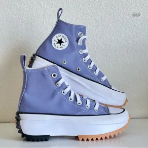 Converse Run Star Hike Platform Hi Top 'Slate Lilac' Purple Shoes Size 5