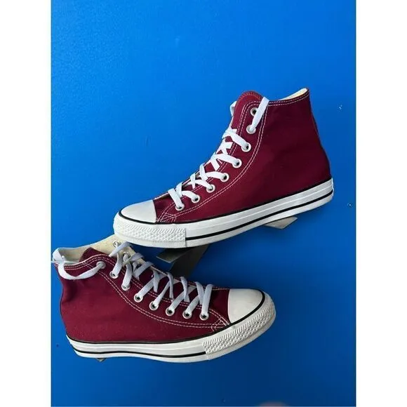 Converse Unisex Chuck Taylor All Star M9613 Red Casual Shoes Sneakers Sz M8 w10