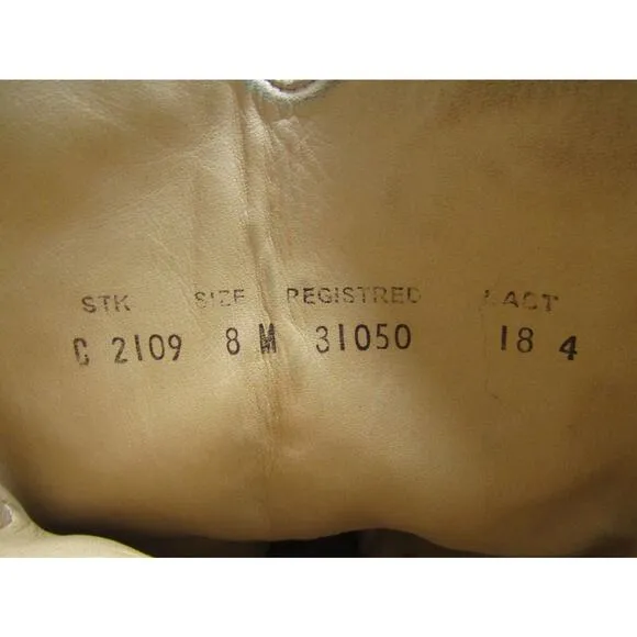 Corral Womens Size 8 M Brown Leather Inlay Cowboy Western Boots