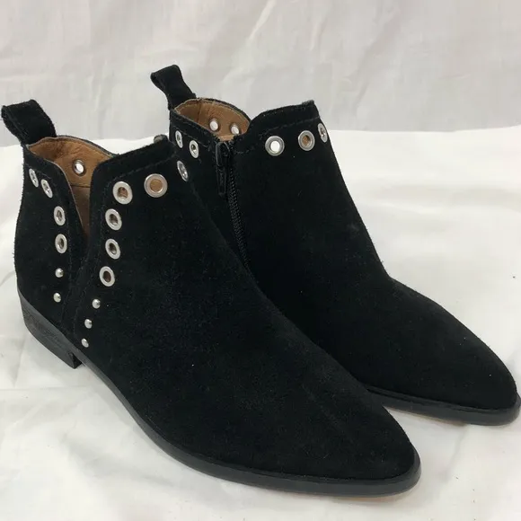 Corso Como Diana Suede Rivet Black Bootie 5
