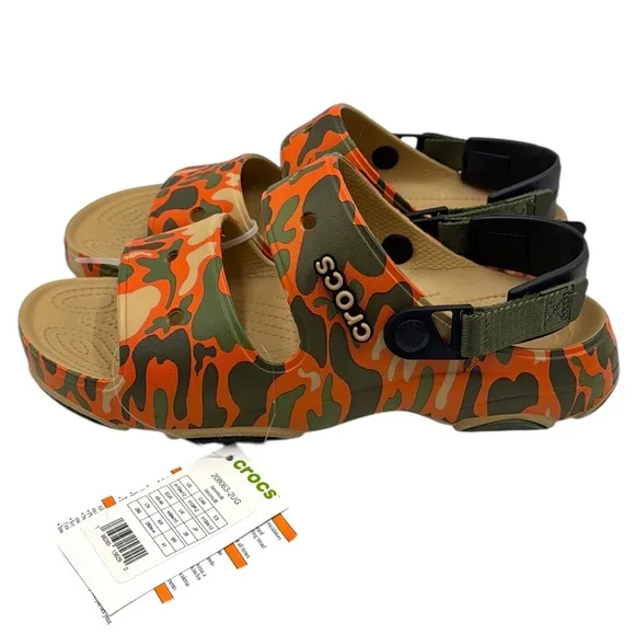 Crocs Classic All Terrain Iconic Comfort Camo Sandals Size 10