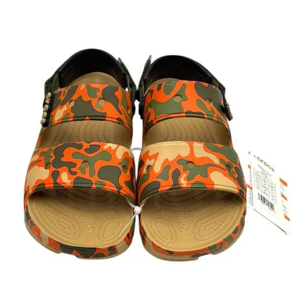 Crocs Classic All Terrain Iconic Comfort Camo Sandals Size 10