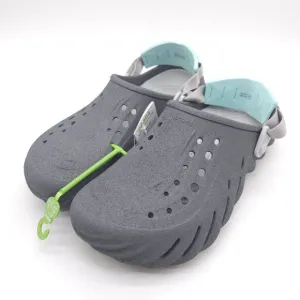Crocs (Mens‎ 10 Womens 12) Echo Sandstorm Clog Slip On Shoes Sandals Slate Grey