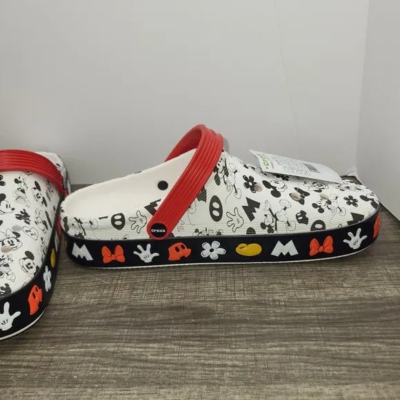 Crocs Mickey Off Court Clog Sandals Men's Size 12 New
