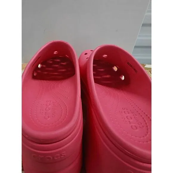 Crocs Siren Clog Hyper Pink Heeled Platform Shoes Women's Size 13