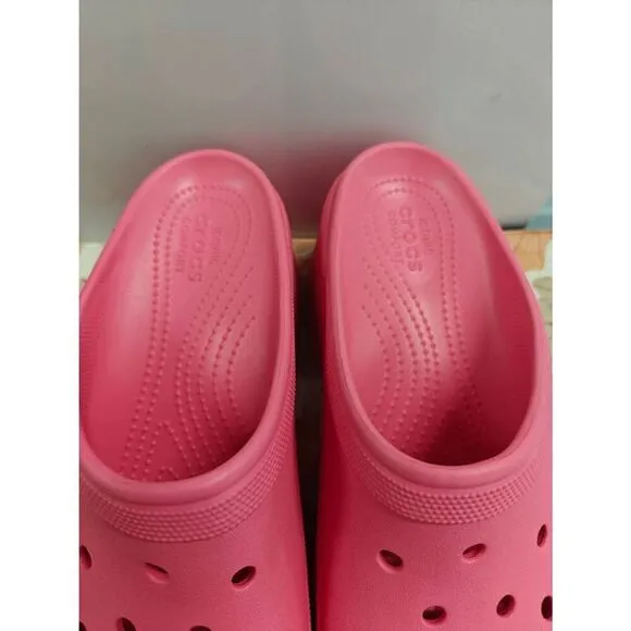 Crocs Siren Clog Hyper Pink Heeled Platform Shoes Women's Size 13