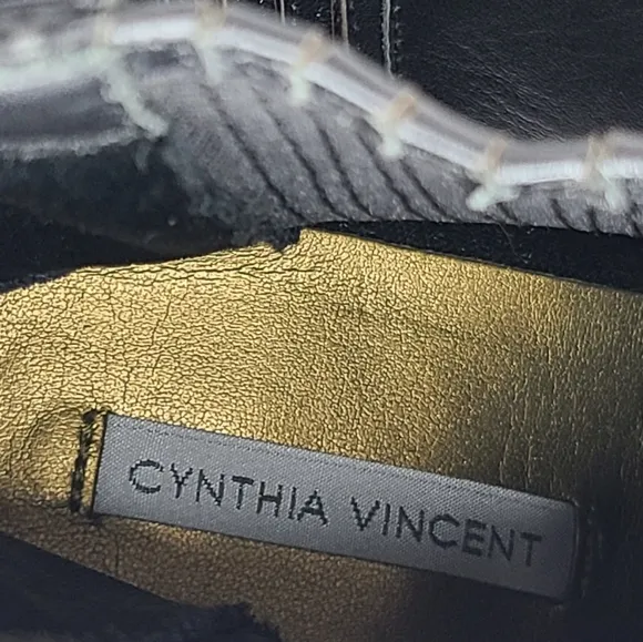 Cynthia Vincent Aston Leather Ankle Boots Size 6.5