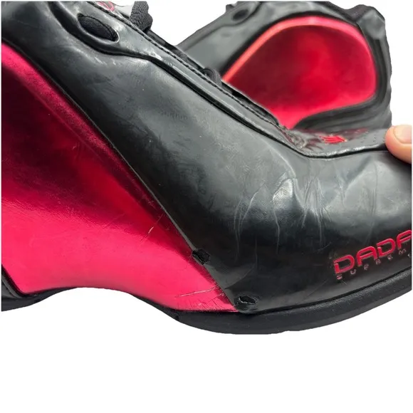 Dada Supreme Chris Webber Size 8.5 CDubbz Rare Black Red Athletic Shoes Vintage