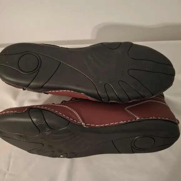 Dagy Burgandy And Black Men's Athletic Shoes