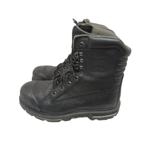 Dakota T-Max Insulation 10.5 Black Leather Work Boots For Men