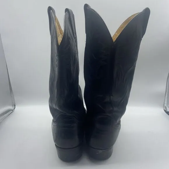 Dan Post 2130R Western Midcalf Boots 10 Rodeo Embroidered Cowboy Boot