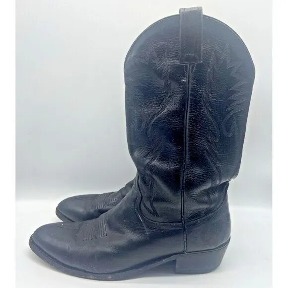 Dan Post 2130R Western Midcalf Boots 10 Rodeo Embroidered Cowboy Boot