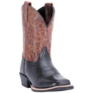Dan Post Little River Boots square toe leather cowboy boots western size 2.5