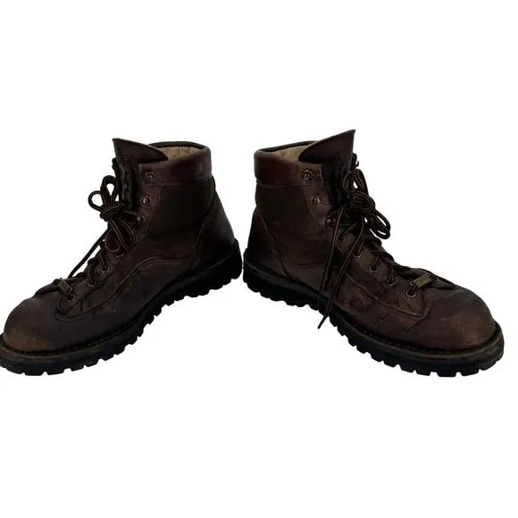 Danner Boots Mens 8.5 EE Brown Leather Light II 6&quot; Vibram Gore-Tex Made …