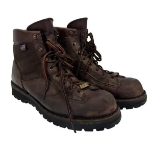 Danner Boots Mens 8.5 EE Brown Leather Light II 6&quot; Vibram Gore-Tex Made in USA