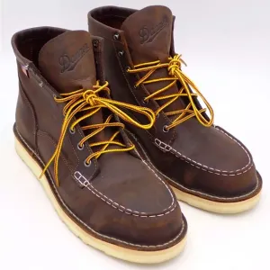 Danner Bull Run Moc Toe 6&quot; Brown Steel Toe Work Boots 15564 Men's Size 13