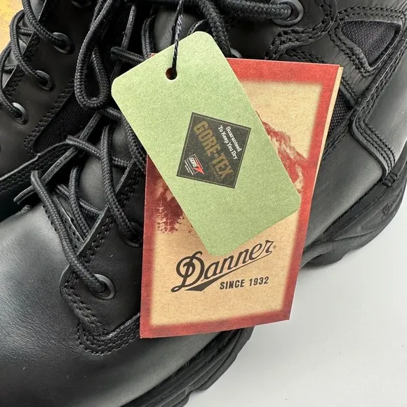 Danner Striker II GTX Boots 42975 4&quot; Uniform Hiking GoreTex Black Mens 9.5
