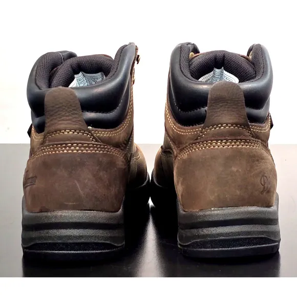 Danner Womens Size 7 M Caliper 5&quot; Brown Leather Waterproof Work Boots 19460 USA