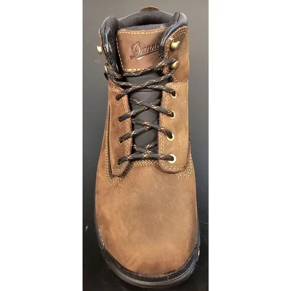 Danner Womens Size 7 M Caliper 5&quot; Brown Leather Waterproof Work Boots 19460 USA