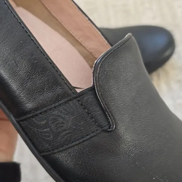 DANSKO | Addy Black Slip-On Wedge Shoes