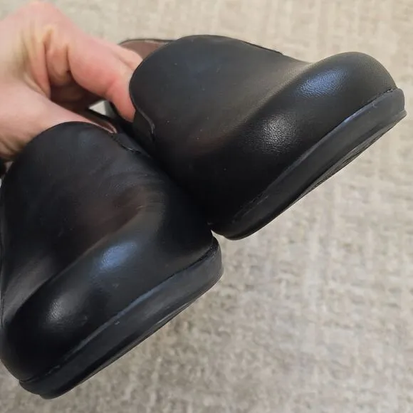 DANSKO | Addy Black Slip-On Wedge Shoes