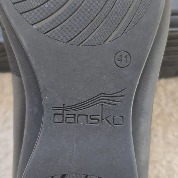 DANSKO | Addy Black Slip-On Wedge Shoes