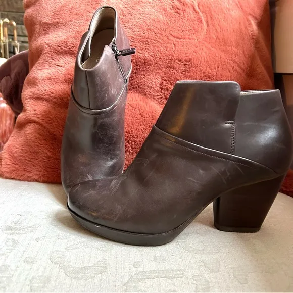 Dansko Brown Leather Ankle Boots 39, 7.5
