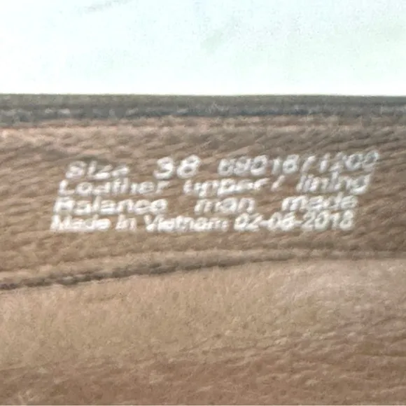 Dansko Liliana Shoes 38 Brown Leather Slip On Comfort Wedge Womens