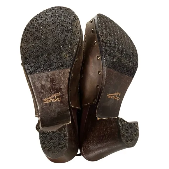 Dansko Rowena clog sandals Brown 38