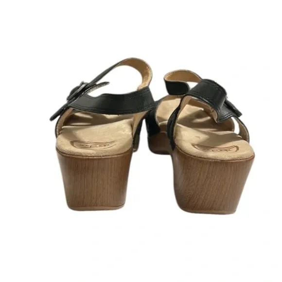 Dansko Season Black Sandals Size 38
